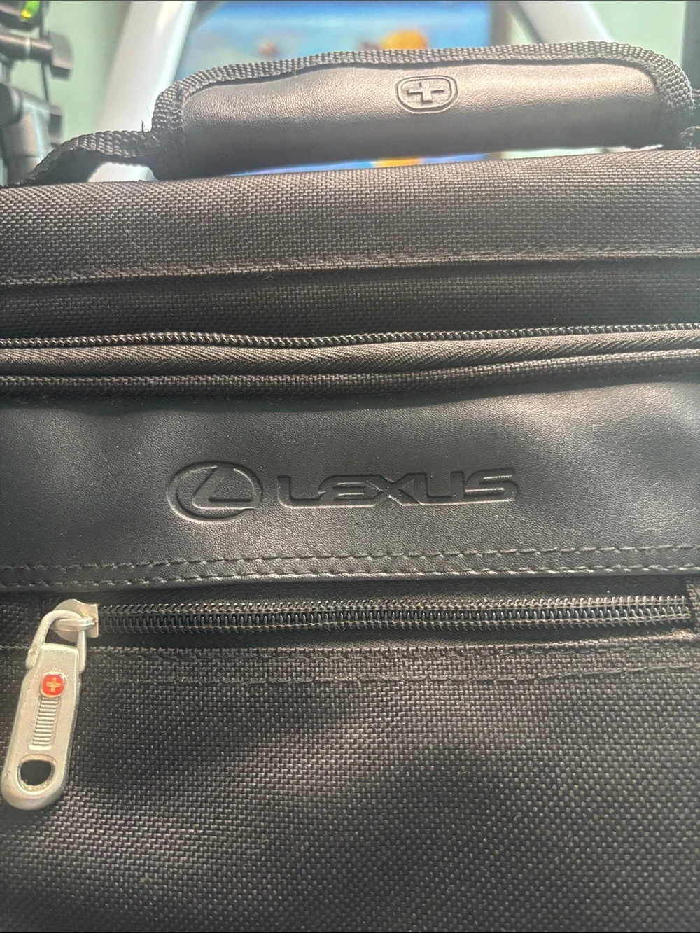 Black Men's Briefcase Laptop Bag